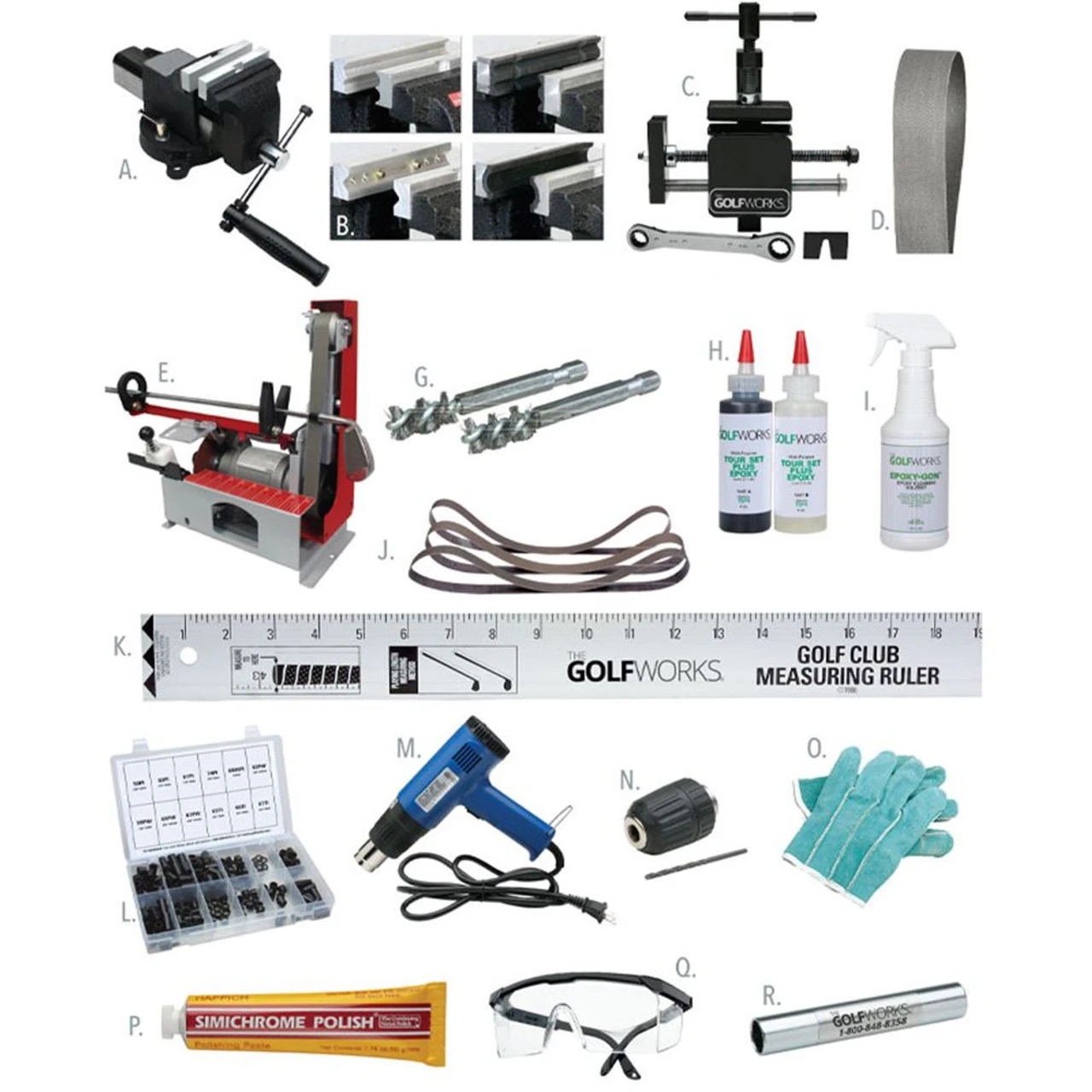 The GolfWorks Reshafting Kit-GW2020